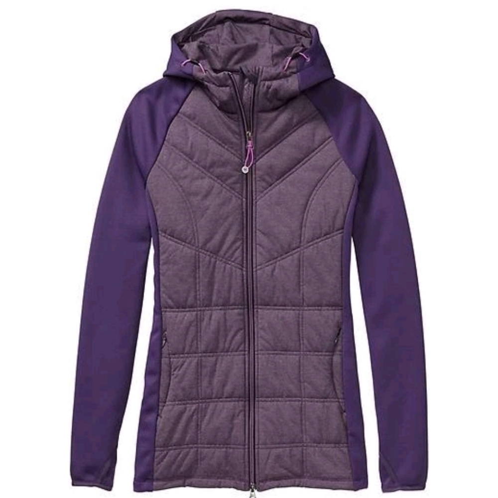 Athleta Jump and Jive Jacket Nightshade purple heather/nightshade purple sz XXS